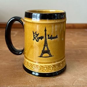 Vintage 1970s Kings Island Amusement Park Rare Souvenir Mug